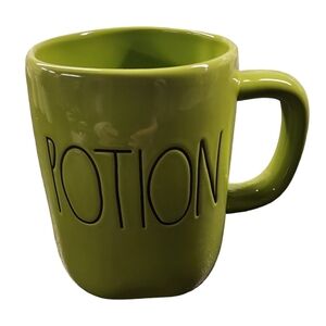 NEW Rae Dunn By Magenta Green Halloween Potion 16oz Ceramic Mug